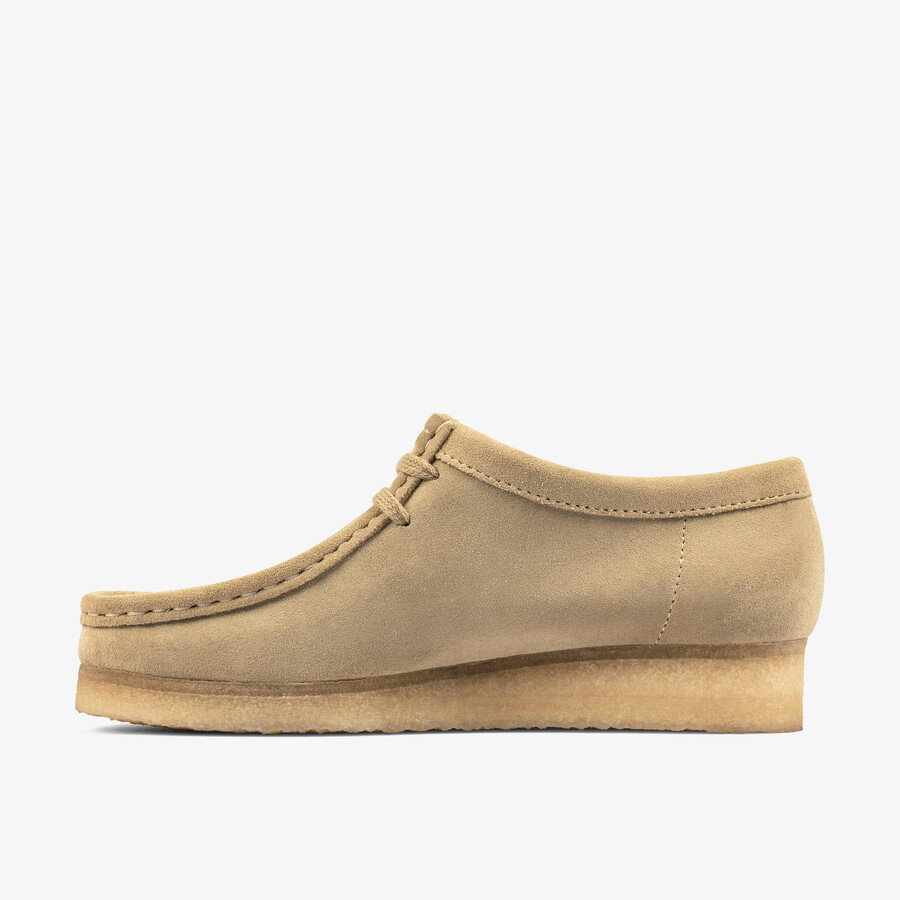 wallabee - esdoorn suède